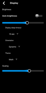 settings